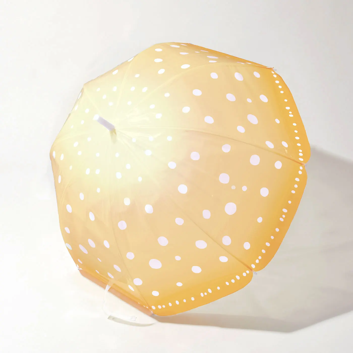 Manual Open Bubble Dome Plastic clear Transparent Parapluie Umbrella with Full Printing
