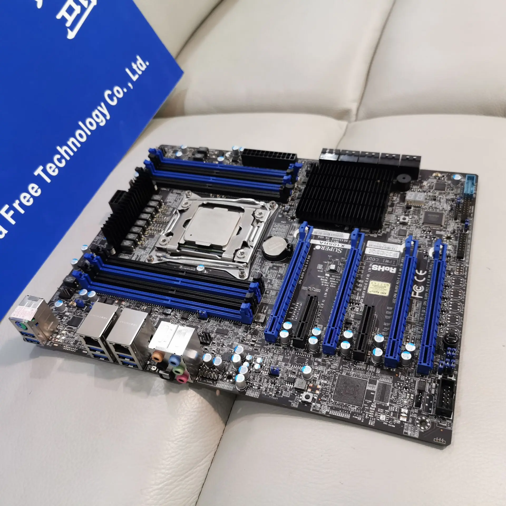 X11DPH-I Supermikro Dual Socket LGA-3647 Motherboard E-ATX Mainboard C621  205W dengan Dua CPU 8280ES