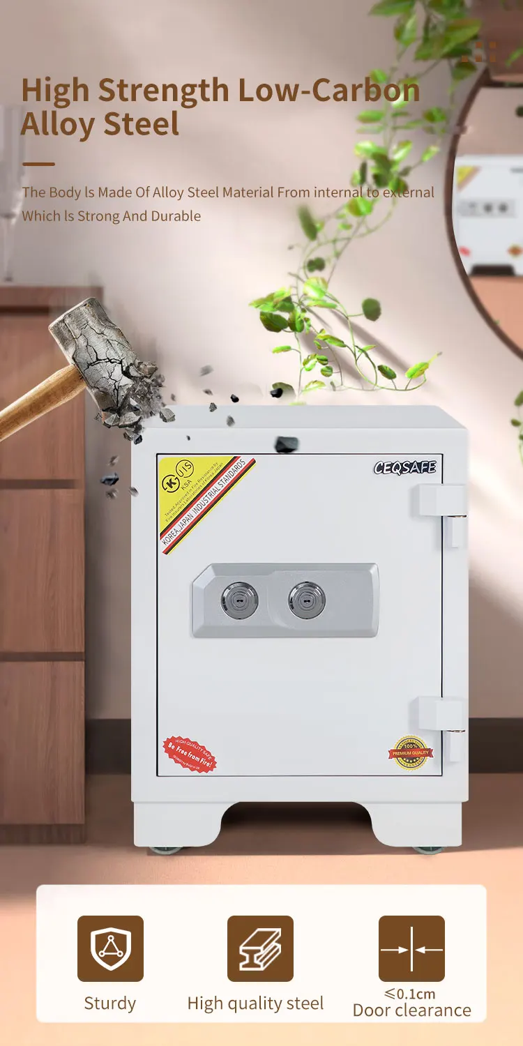 CEQSAFE High Security 2 Hours Fireproof Locker Safety Box Fire Resistant Safe supplier