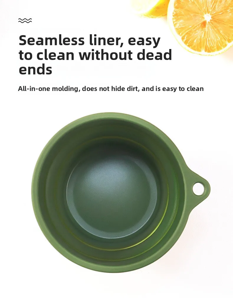 Factory Wholesale Customizable Modern Telescopic Coffee Cup Portable Silicone Folding Water Cup for Travel Camping Food Grade details