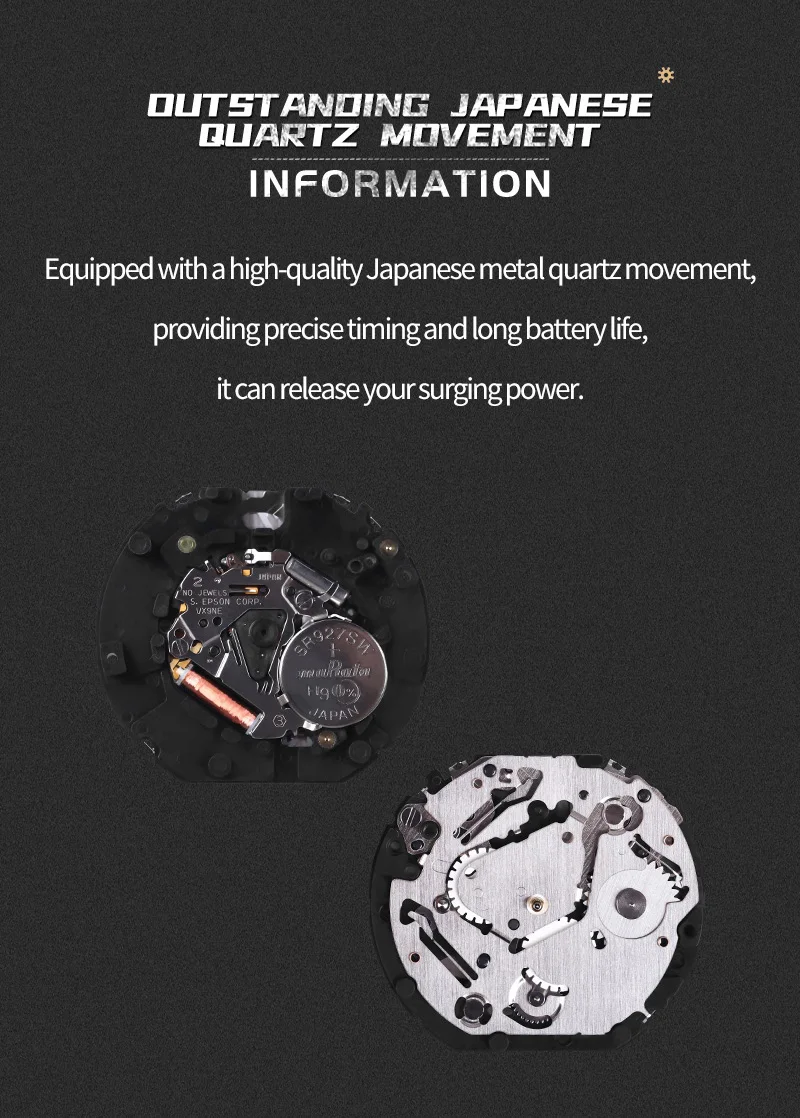 NAVIFORCE NF9110 Multi Function Man Japanese Quartz Watches Day Week Water Resistant Wrist Watch Display Stands Watch