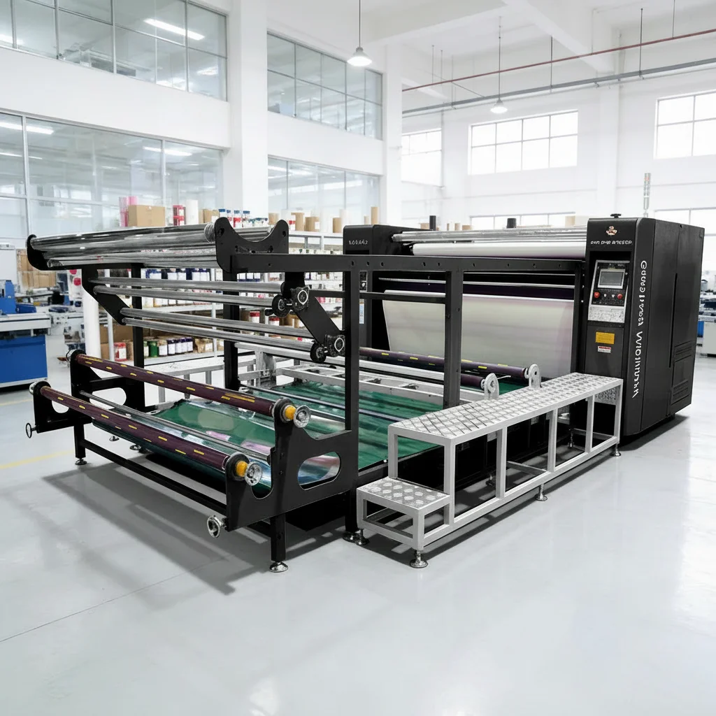 Fully Automatic Mechanical Calandra Roller Heat Press Machine Roll to Roll Textile Sublimation Printing