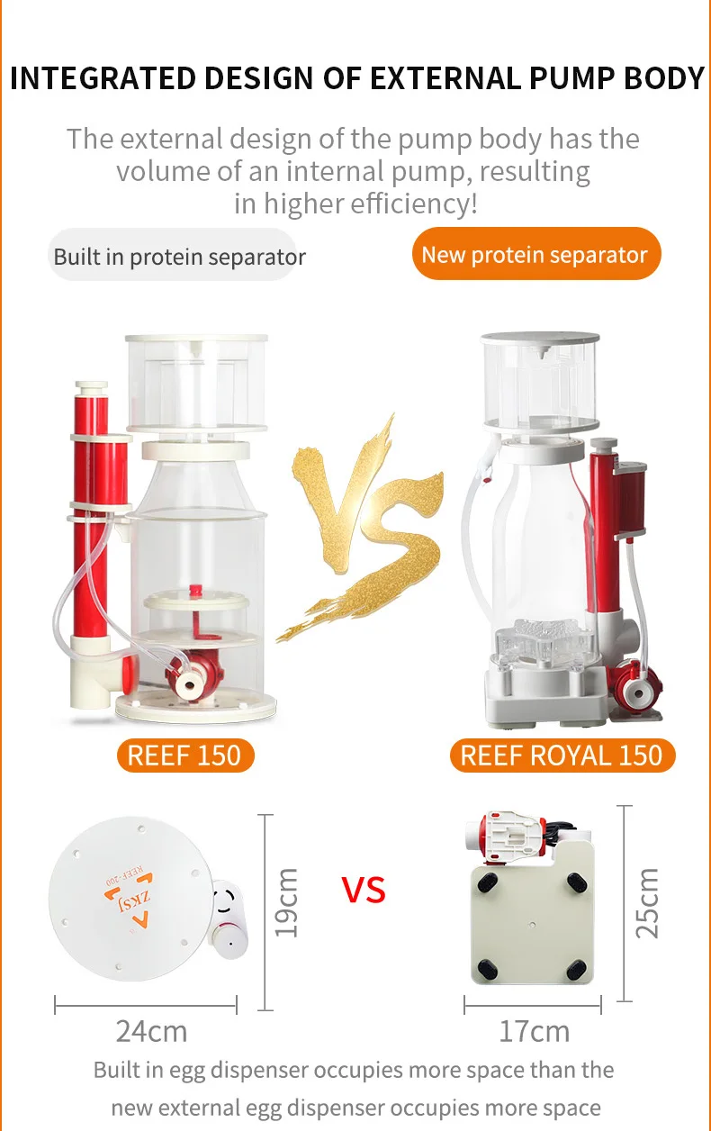 Zhongeke Century ZKSJ DC Protein Skimmer REEF ROYAL 200, Eco