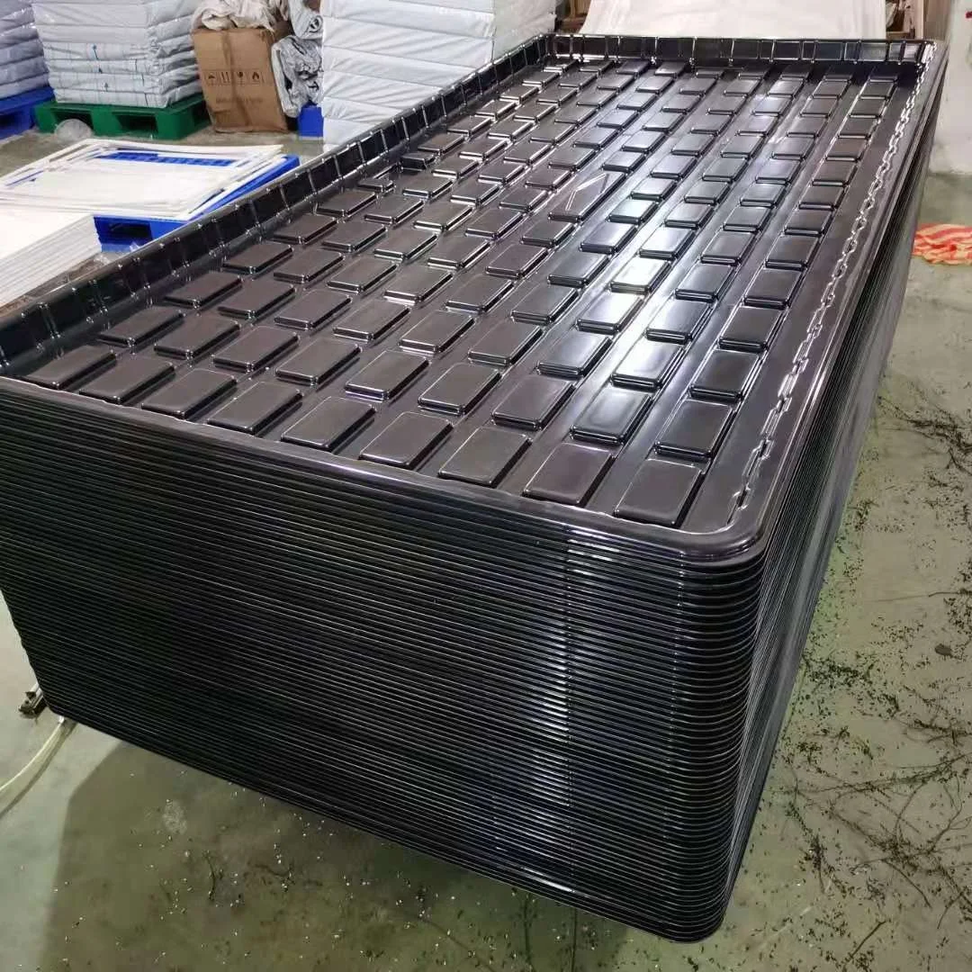 Пользовательские 2x4 4x4 4x8 Крытый гидропонный стол для выращивания кровать роликовые лотки с ABS пластиковые лотки для поддоны для катания на скамейках