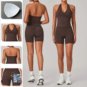 Workout Sets for Women 2 Piece Gym Sportswear Outfits Gym Fitness Set