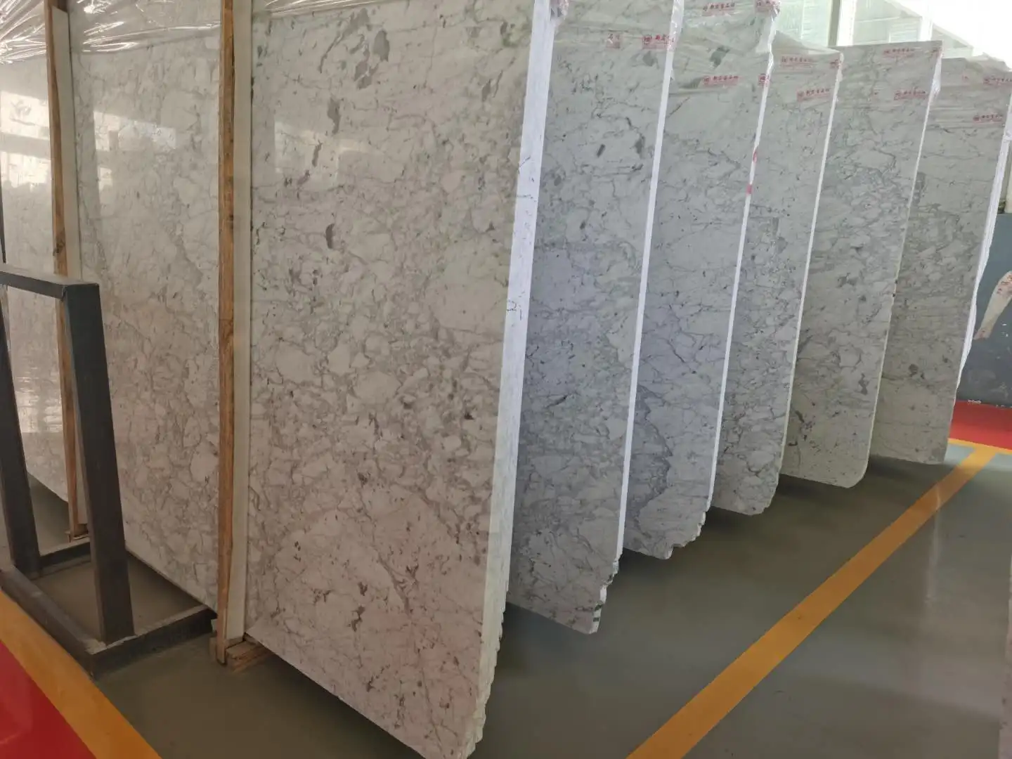 Direct Import From Italy Natural Stone Carrara White Marble Slabs