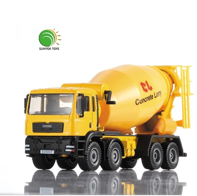 Масштабная модель BRUDER 03-654 Бетономешалка Mercedes-Benz (цвет желто-красный)