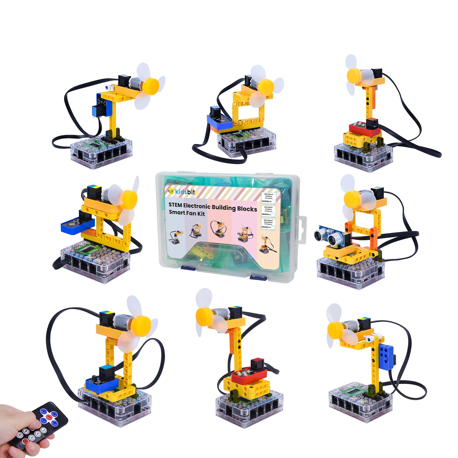 キッズ教育 STEMプログラミング センサーキット 電子ブロック スマート 