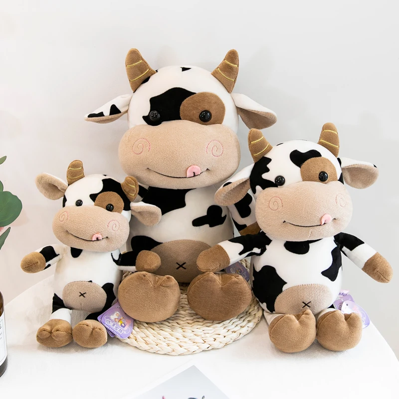 Custom Plush Stuffed Toys Cow Boys 4 Sizes Customized Toys Hot Selling ...