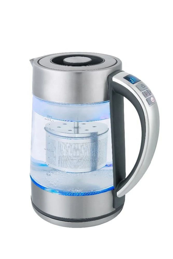 Variable Temperature Control Glass Kettle Digital Smart LED Glass Tea Kettle Keep Warm Function Electric Kettle