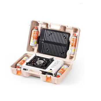 Portable gas all-in-one camping gas stove cassette stove portable gas stove for camping