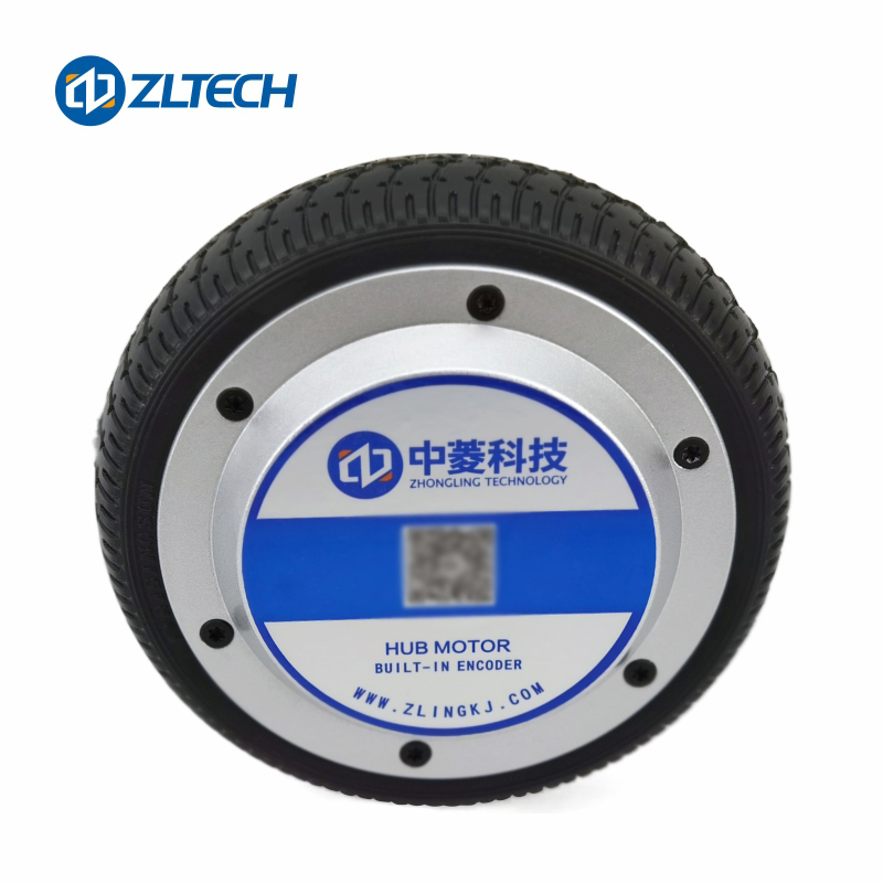 ZLTECH 6.5インチ350W6N.mブラシレスdc 24V IP65ラバータイヤ