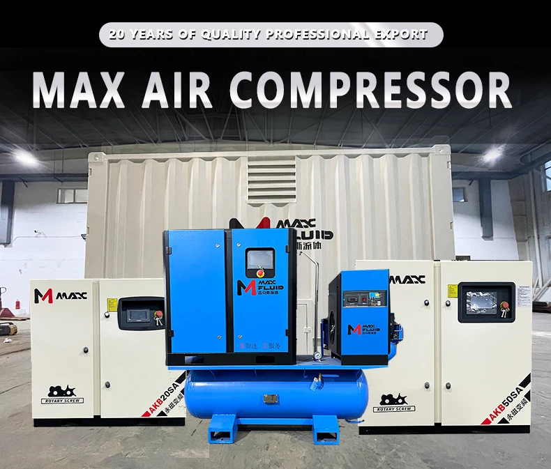 Stationary Air Compressor Industrial Small Electric Rotary Screw ...