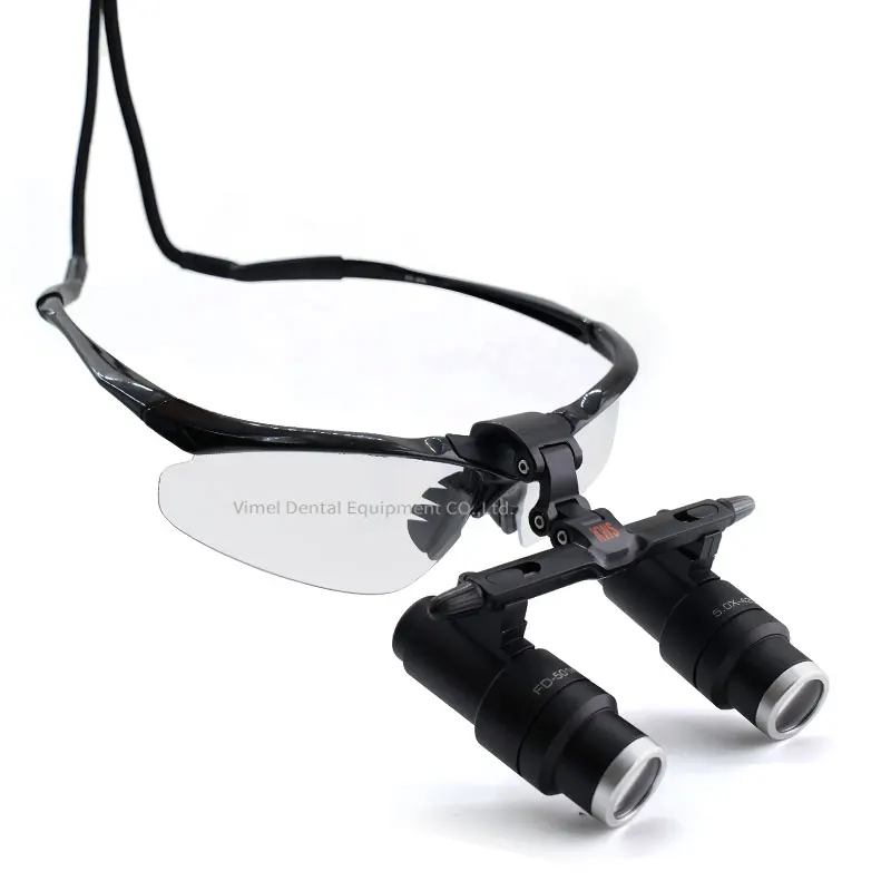 Lente D'ingrandimento Binoculare 2,5x 420 Mm – Occhiali Per Chirurgia E Dentista