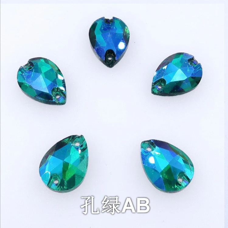 17*28 Teardrop Sew On Rhinestone Glass Sew On Rhinestone Buy Sew On