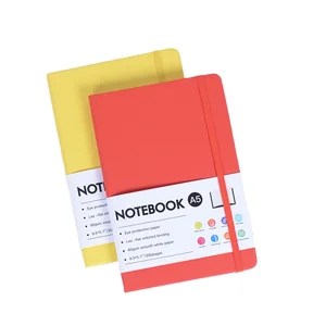 Direct Sales Horizontal Line Inner Page PU Notebook Supports LOGO Custom PU Notebook Multiple Specifications Optional Diary