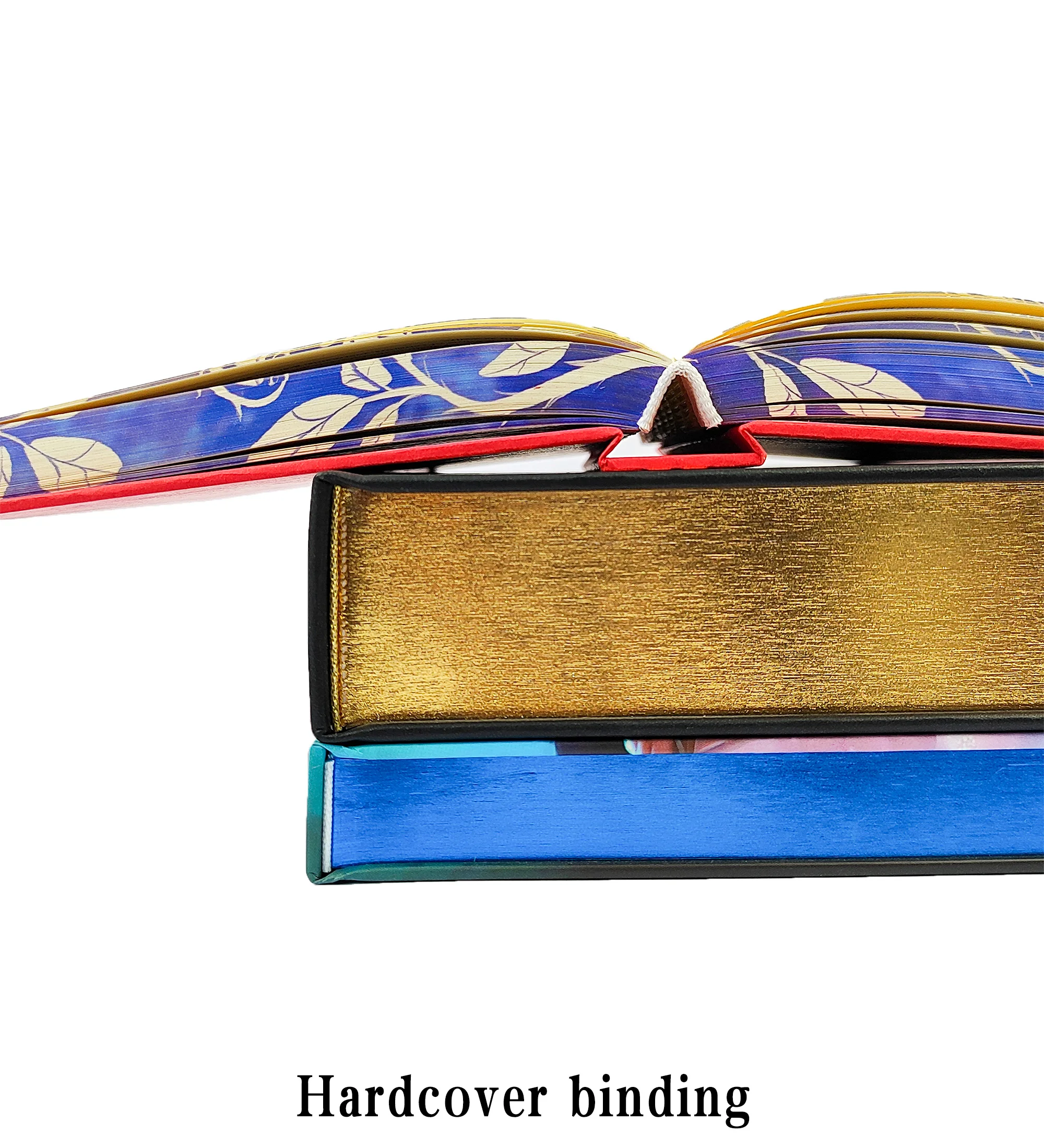 Factory Custom One Stop Book Printing Services High Quality Sprayed Edge Book Print Hardcover Photo Book With Gold Edges supplier