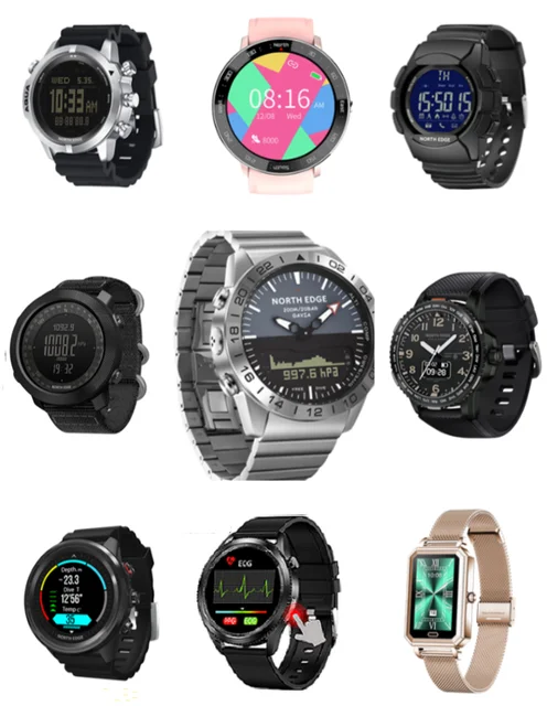 2023 North Edge Gavia 2 Luminous Pointer Digital Watches ,Stainless Steel Smart Sports Waterproof 200m Watch For Men - Image 2