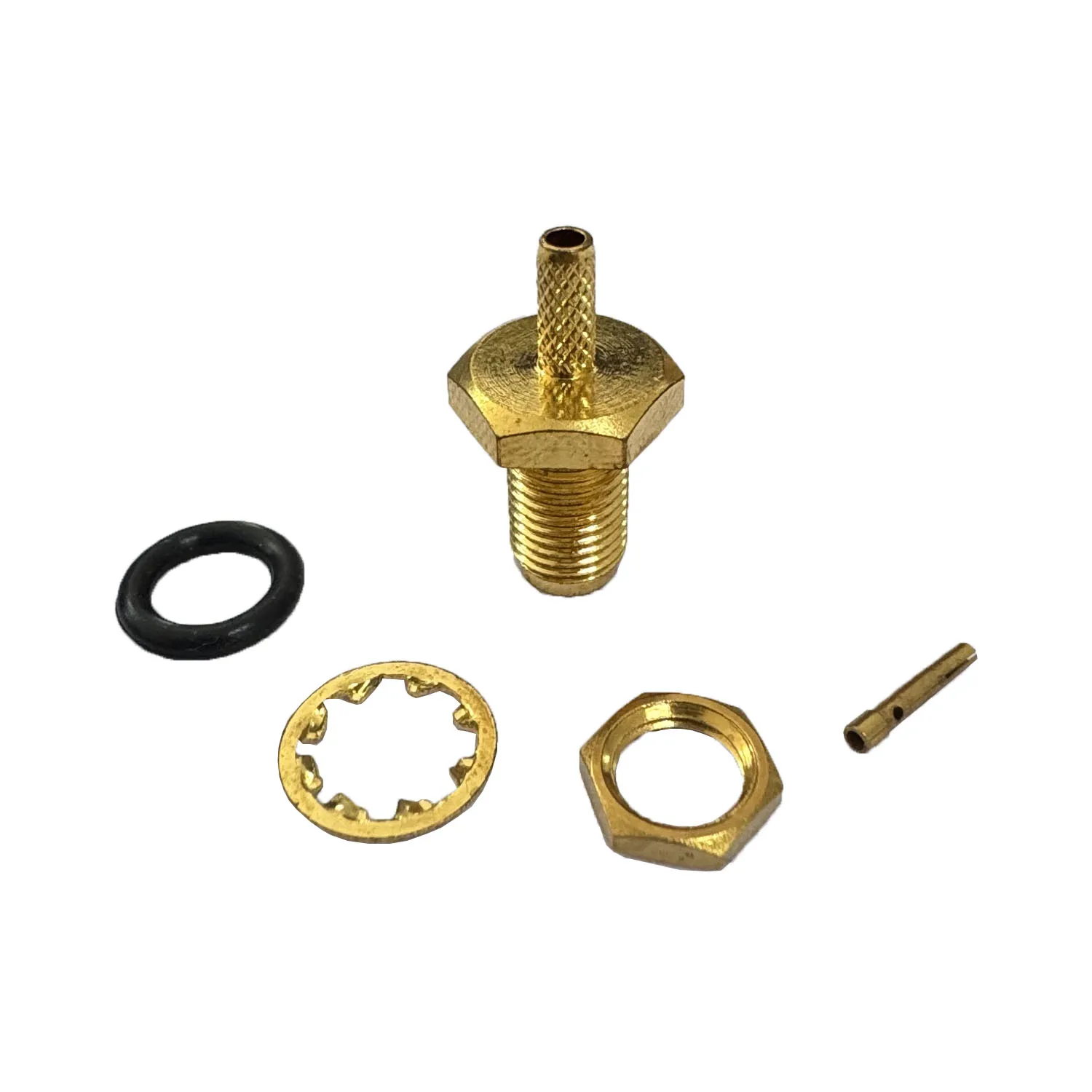 product wholesale sma ky15 coaxial connector brass sma female connector for rg316 rg174 with thread-2