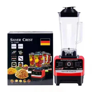 High-Speed Commercial Kitchen Machine Multi-functional Silver Crest Blender With Variable Speed Juicer Extractor