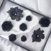 Bouquet nero - set da 8 pezzi con fibbia, senza scarpe