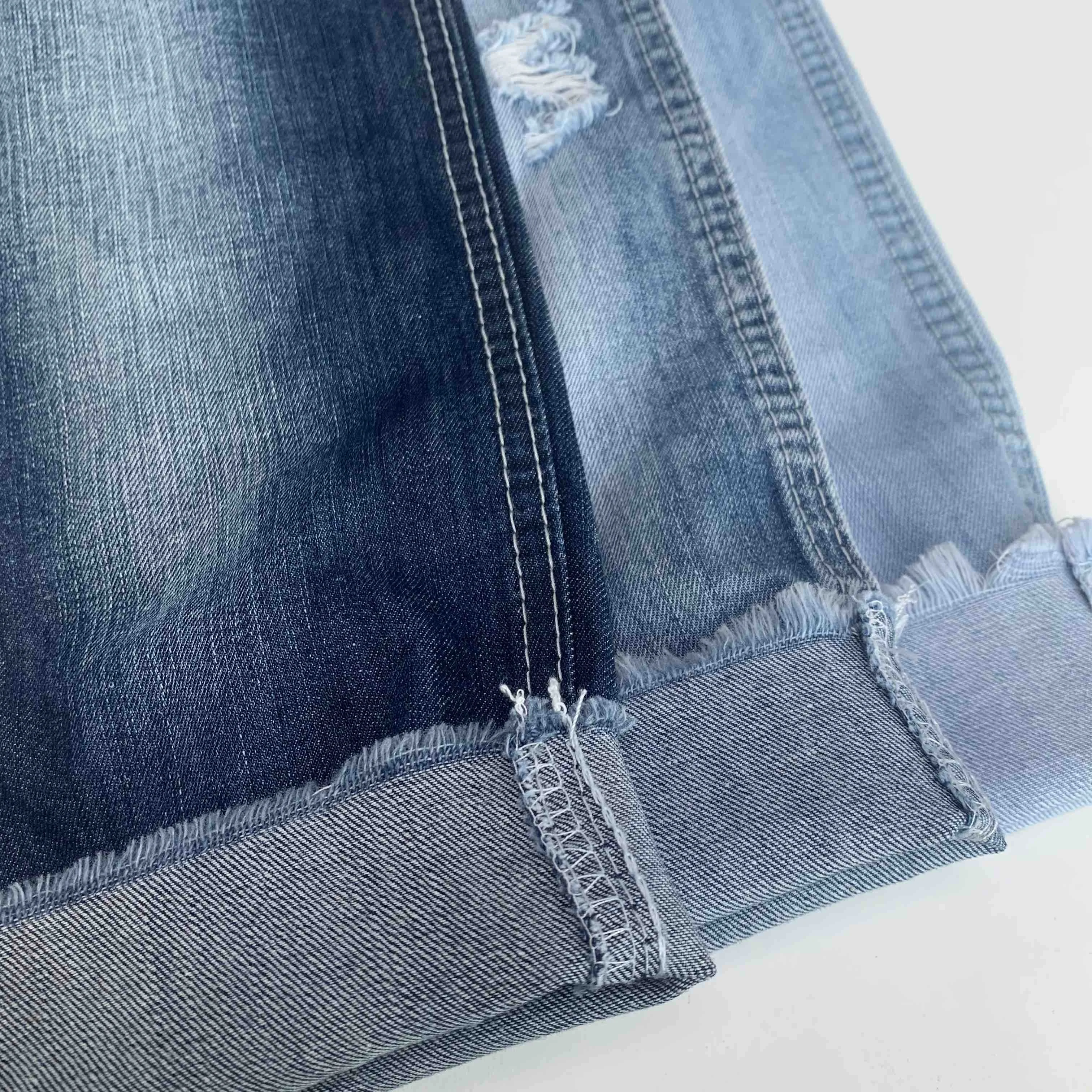 Blue 7.5oz Denim Jeans Fabric 100% Cotton Cheap Stock Price Denim ...