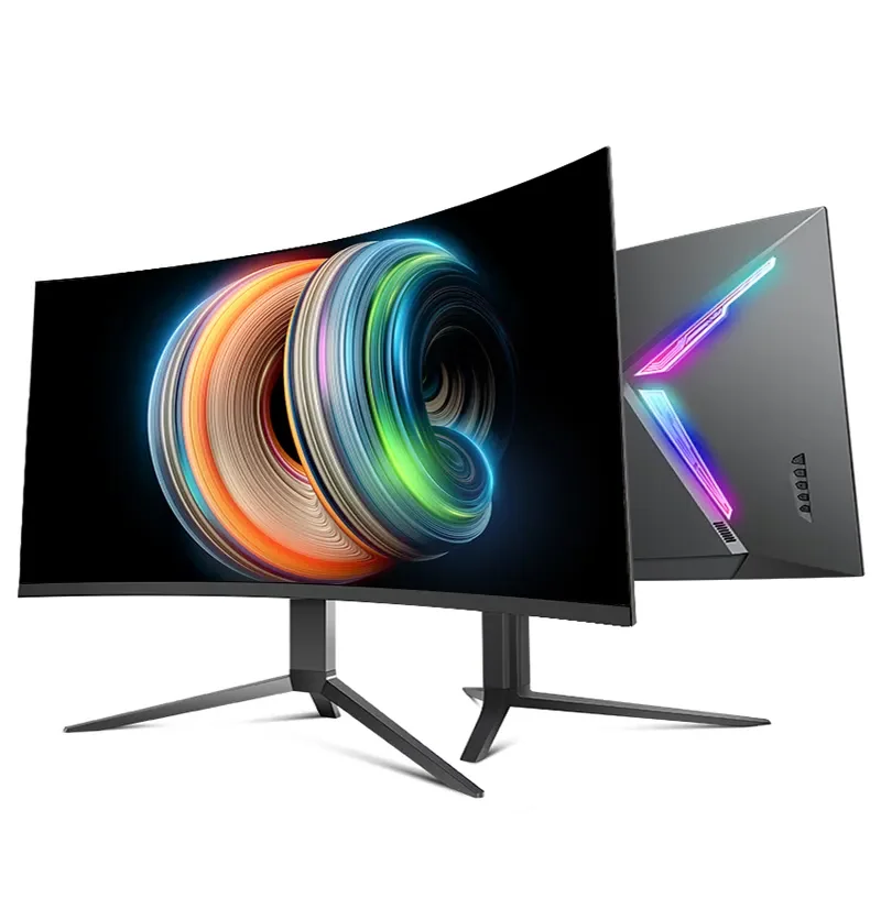 Monitor 32 Inch Curved Borderless Professional 4k Gaming Monitors Lcd Monitors for Desktop