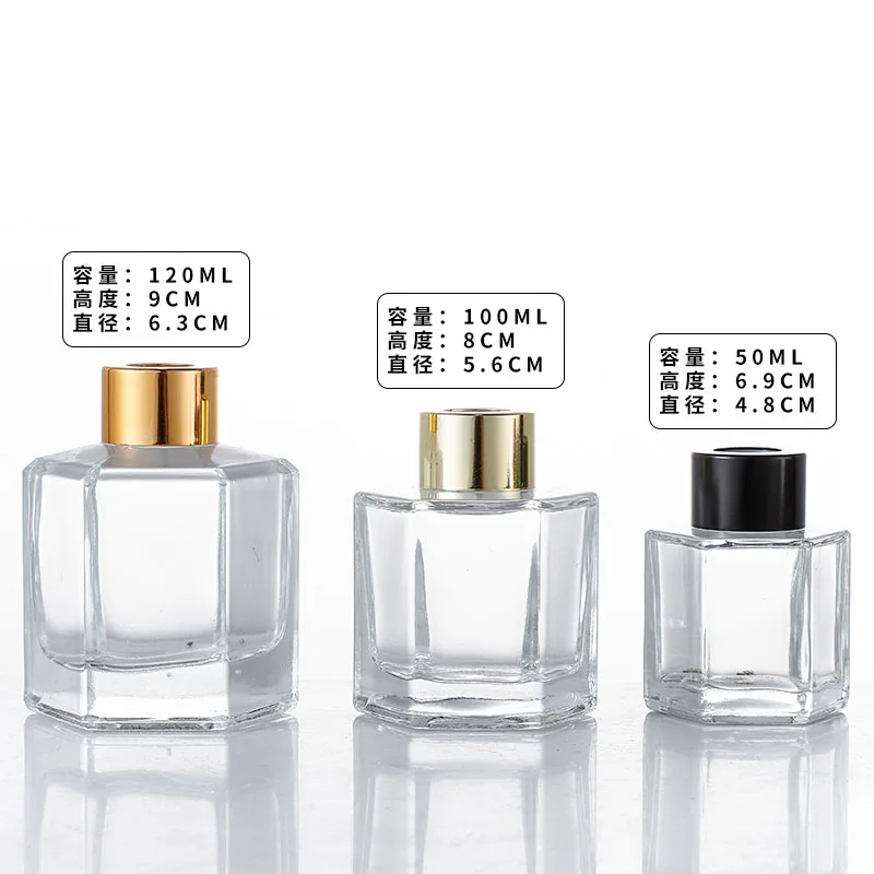 luxury wholesale custom reed diffusers bottle 150ml empty glass diffuser bottle-9
