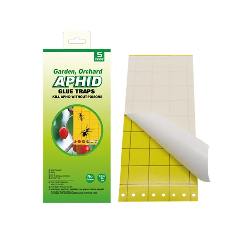Sticky Paper Insectiode Garden Orchard Greenhouse Non-Toxic Adhesive Pest Control Sticky Yellow ...
