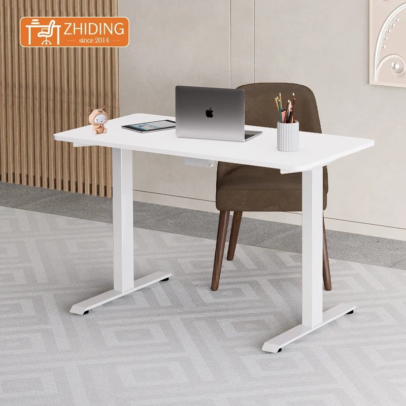Single Motor Stand up Desk Frame Height Adjustable Sit Stand Desk Mechanism Standing Desk Office