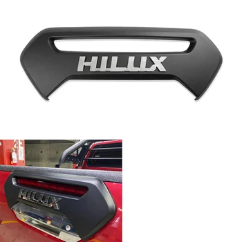 JIAHUI 4X4 ABS Chrome Letter Hilux Tailgate Cover Black for Toyota Hilux 2020 2021 2022 2023 car accessories