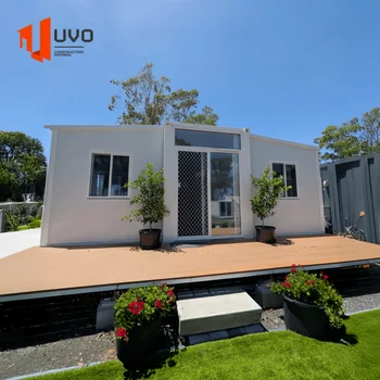 UVO Australia Ready Made 20ft Expandable Container Home With Steel Roof Portable Modular House for Living Office Cabin