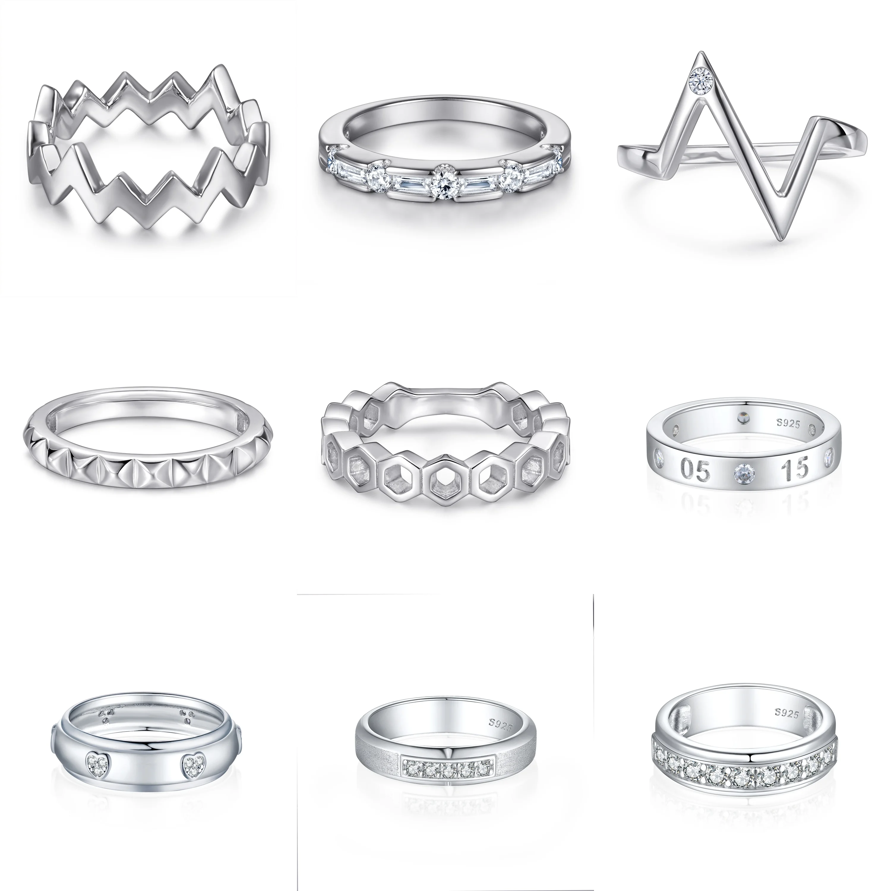Jewelry Factory Direct Supplier Sterling Silver 925 Round 