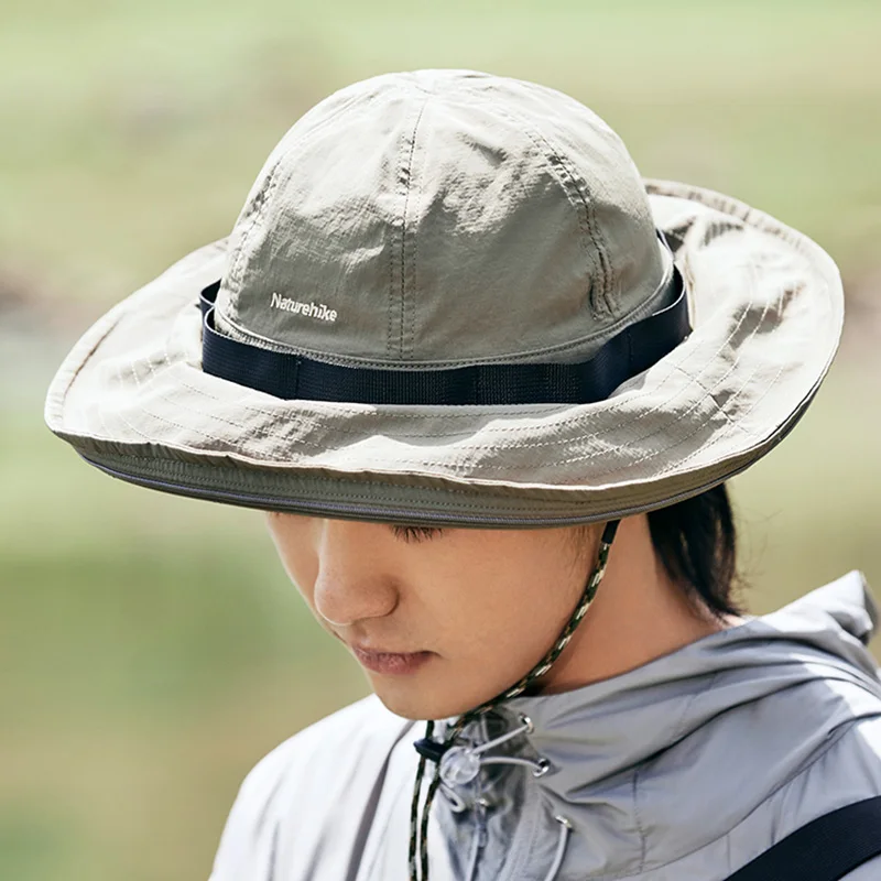 Naturehike Outdoor sports sunblock hat Summer men's anti-UV sunshade fisherman hat fishing cap