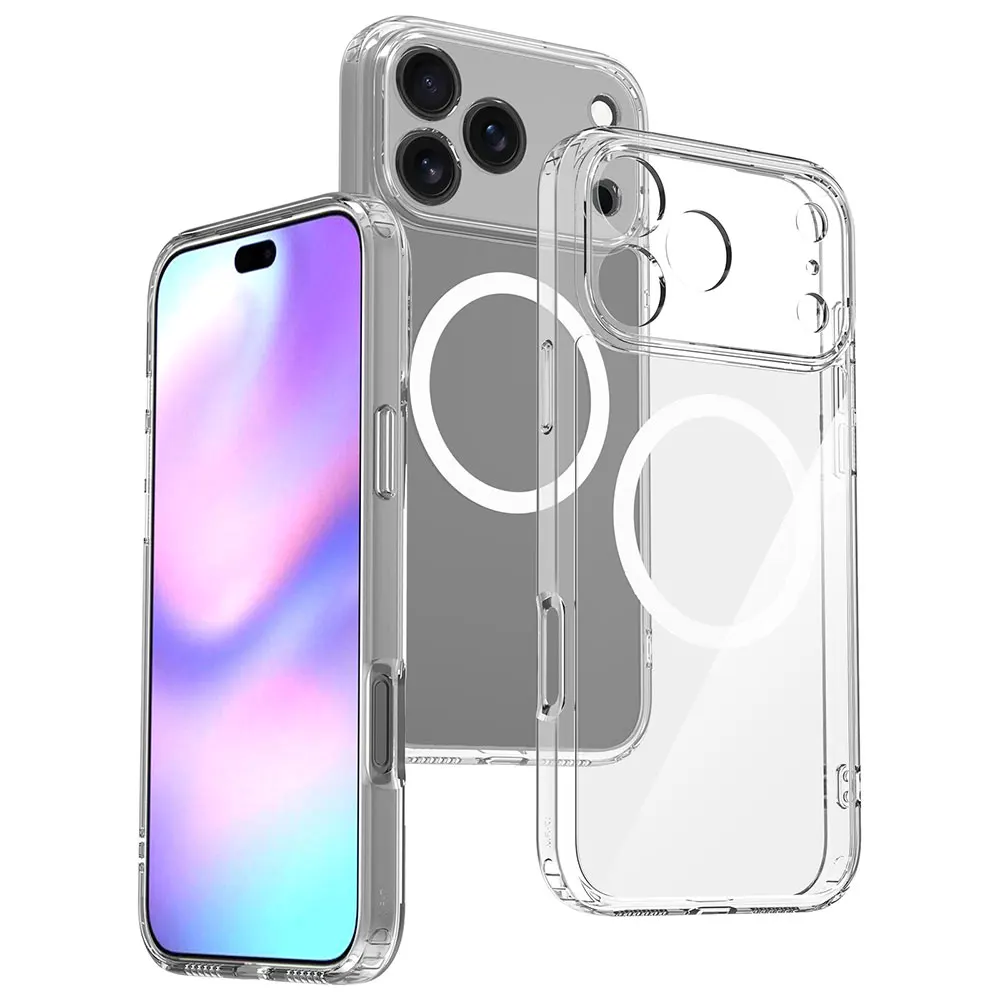 1.5mm Thin Clear Transparent Anti-scratch Mobile Phone Case for iPhone 18 17 Pro Max Individual Buttons Lens Protection