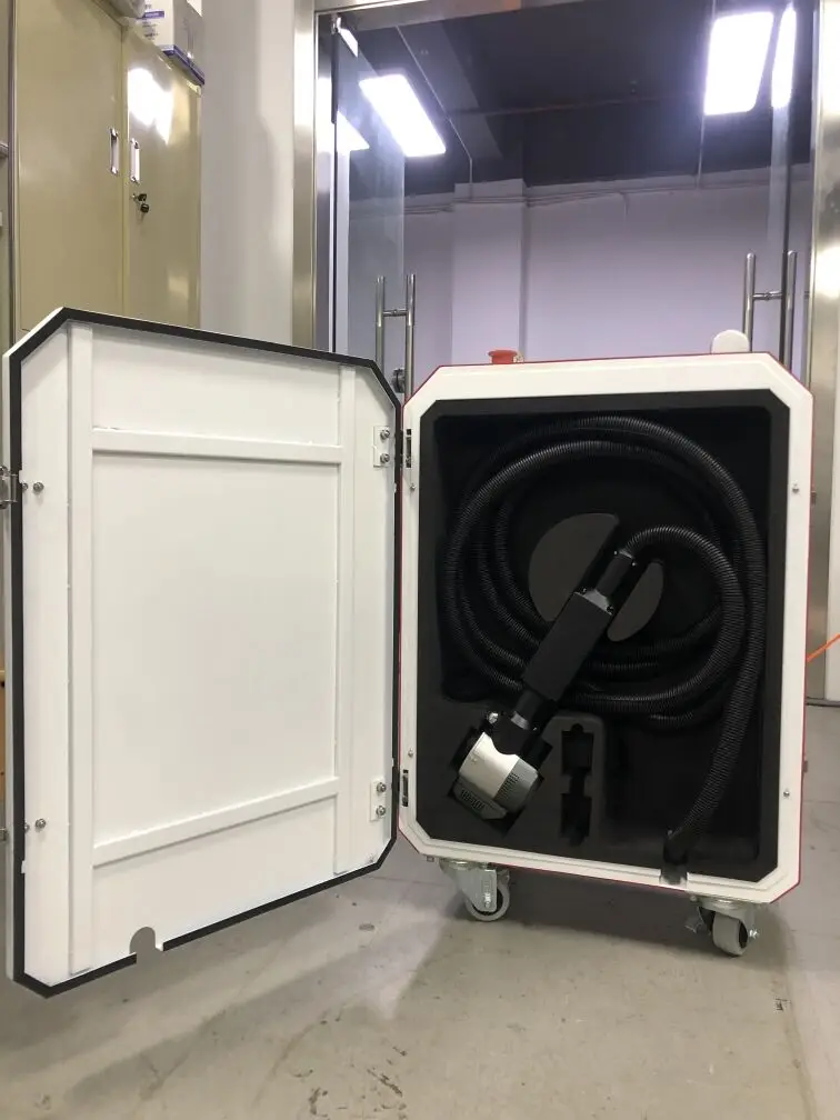 Portable Suitcase Laser Removing Machine for Stone Paint Cleaning Rust Removal Maschine Lase Cleaner 200w for Metal Oil Device