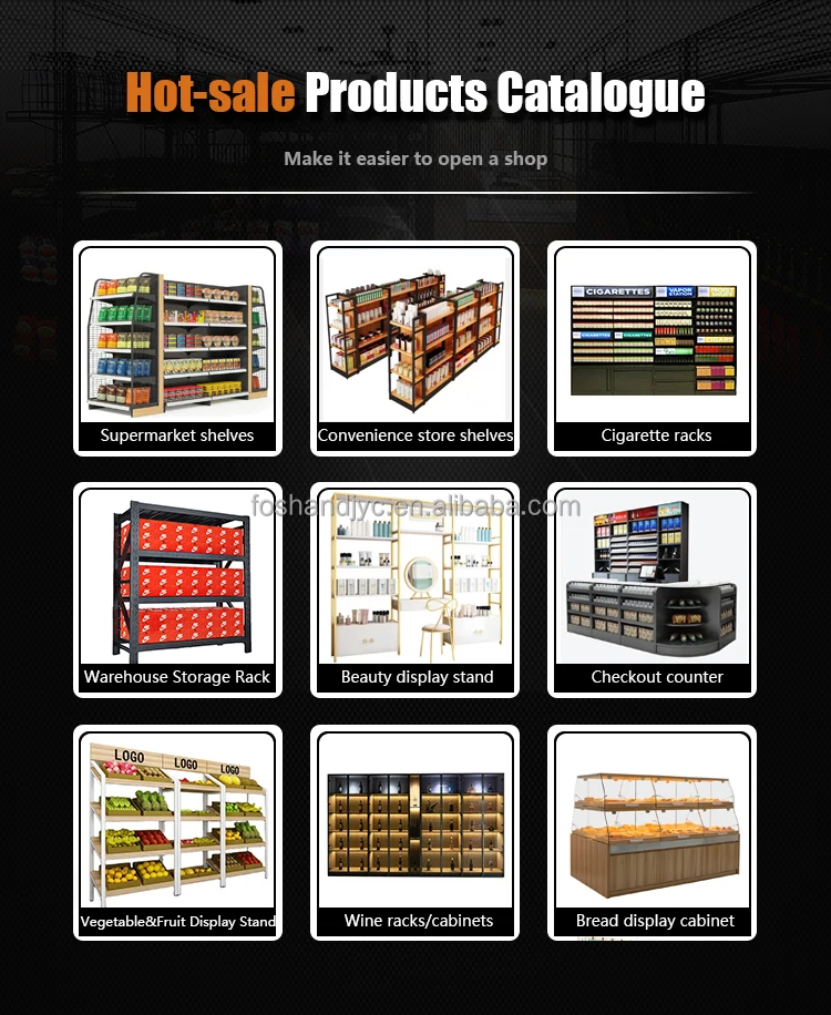 US Supermarket Checkout Counter Display Stand U-Shaped Kiosk with 4ft Counter Made of Steel and MDF for Retailer Shops