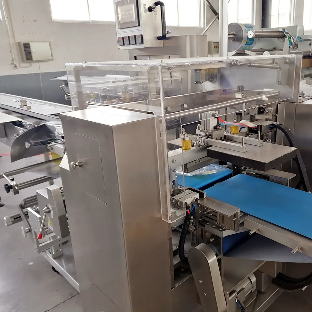 Flow Packing Packaging Machine for Vegetables Spinach