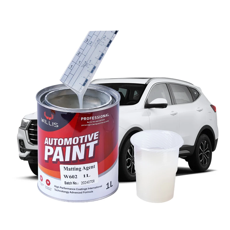 1K Matte Auto Paint Matting Agent for Car Body Repair Nitrocellulose Resin Liquid Coating Spray Application Automotive Refinish