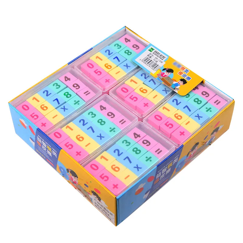 Number Eraser Operation Symbol Primary School Stationery School Supplies Kindergarten Prize Eraser