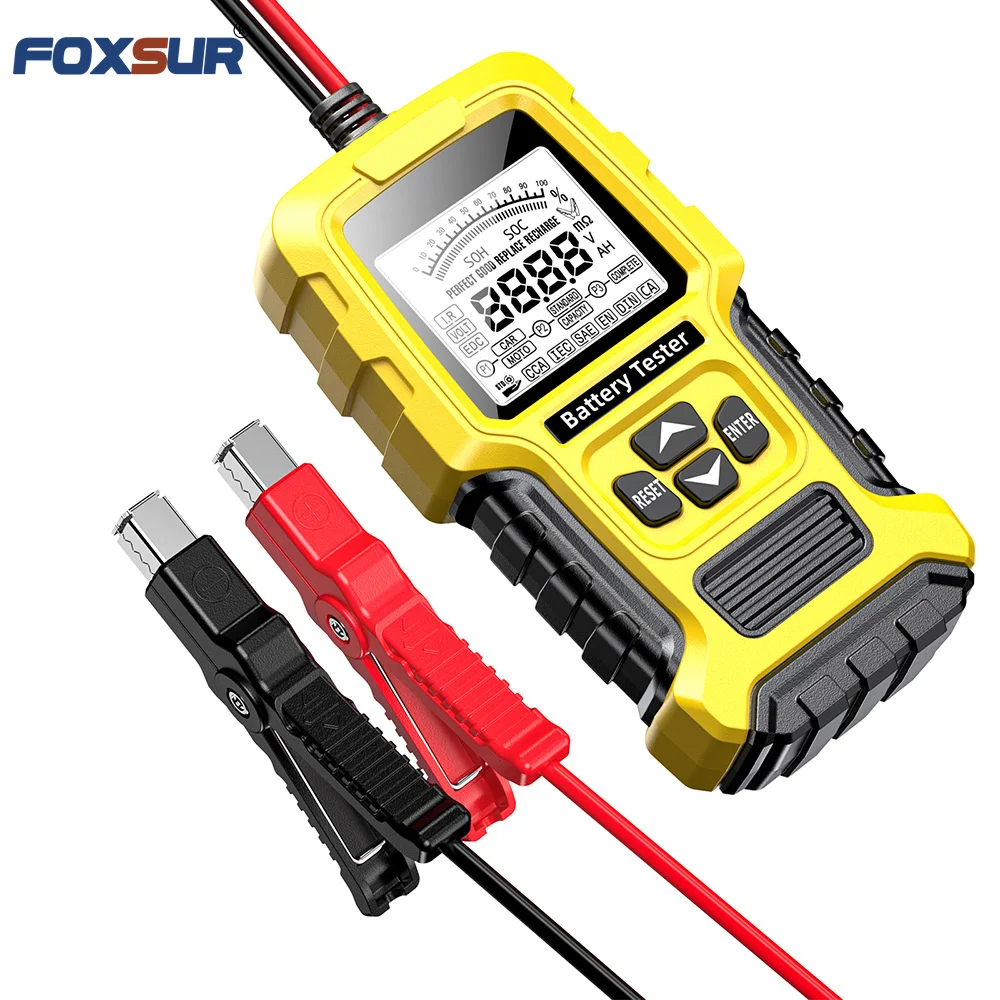 Foxsur FBT-300 12V 24V Car Battery Tester Digital Analyzer with LED Display - Image 4