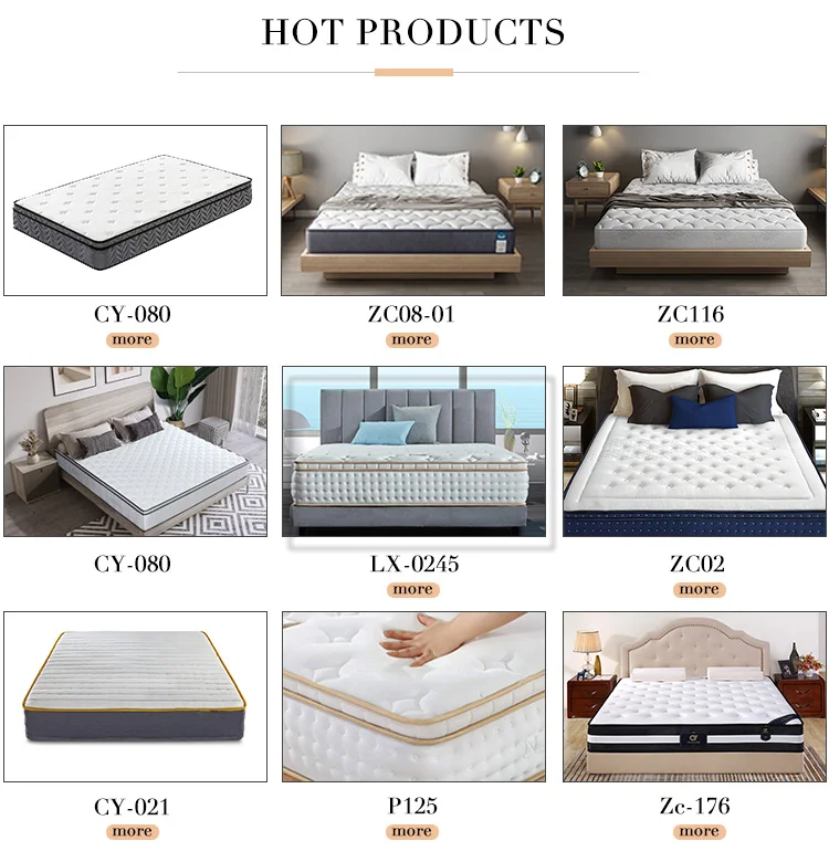 Sleep well luxury hotel small gel memory foam and latex pillow top roll pack massage double bed mattress with tencel fabric