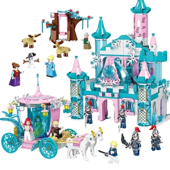2024 best-selling assemble Dream castle building block assembly toy puzzle toy for girls and adults
