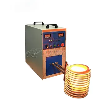 Gas Metal Melting Furnace Propane Forge Copper Bra High Frequency Induction Furnace Portable Gold Refining Machine