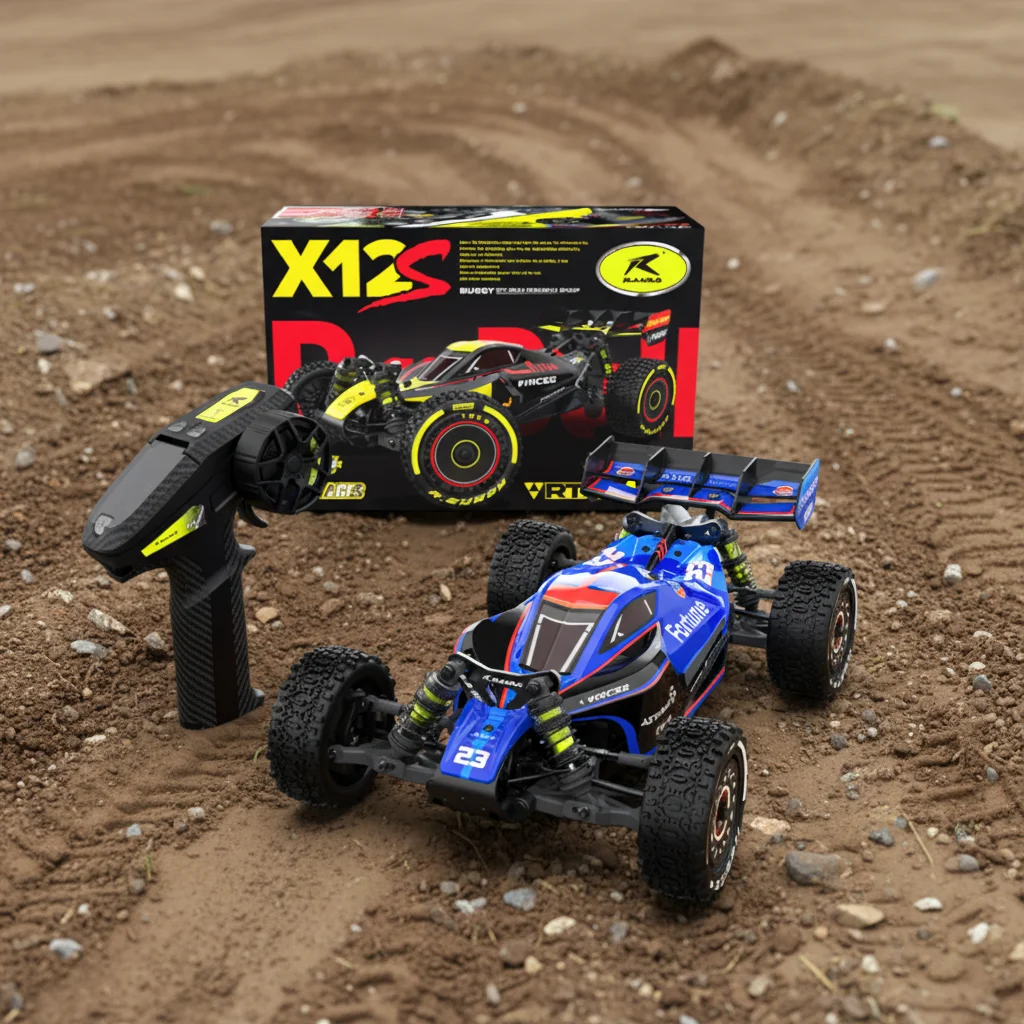 RLAARLO X12S - High Speed 1/12 RC Car Brushless 4WD Buggy