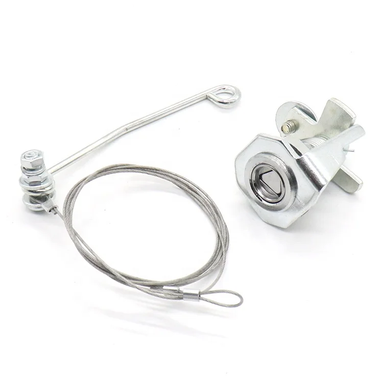 Mitsubishi Elevator Triangle Lock / Lingyun Wire Rope Pull Rope / Hall Door Triangle Key 161 Door Lock