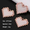 014 Mosaic White Heart 1PCS