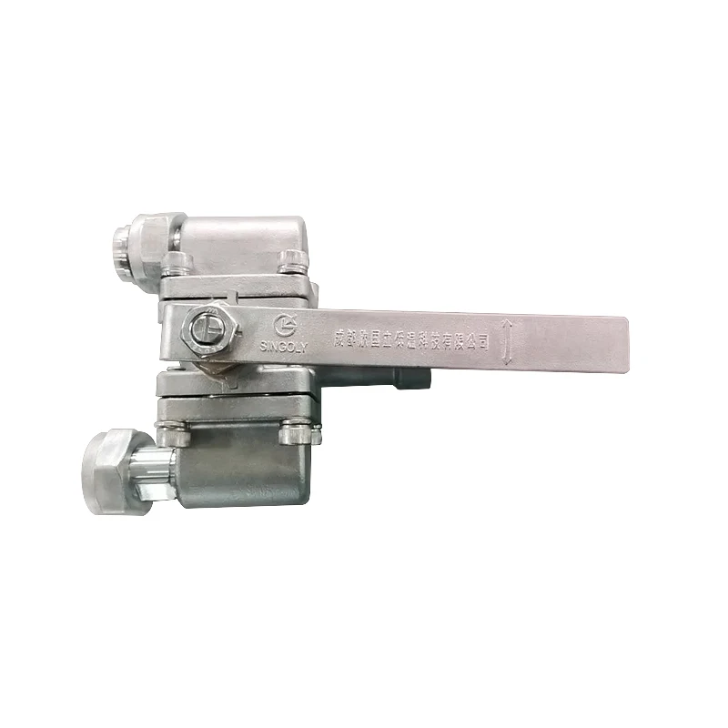 Tight, Reliable, And Well-Sealed Stainless Steel Cryogenic Three-Way Ball Valve