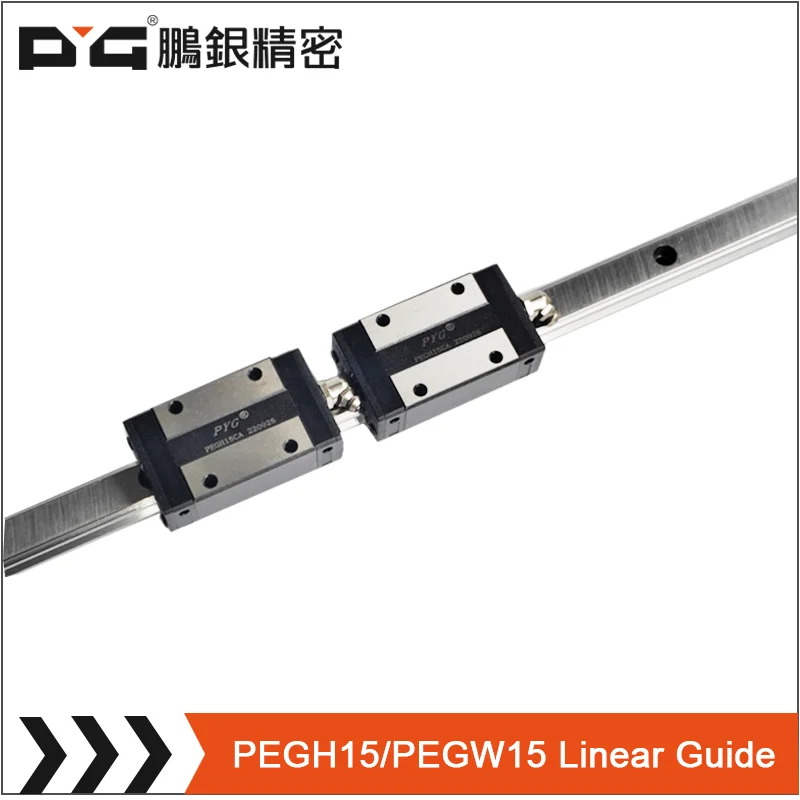 High Efficiency Linear Rails Blocks System Low Profile 4000mm Sliding Rail Linear Guides Blocks for CNC Robotic Arm
