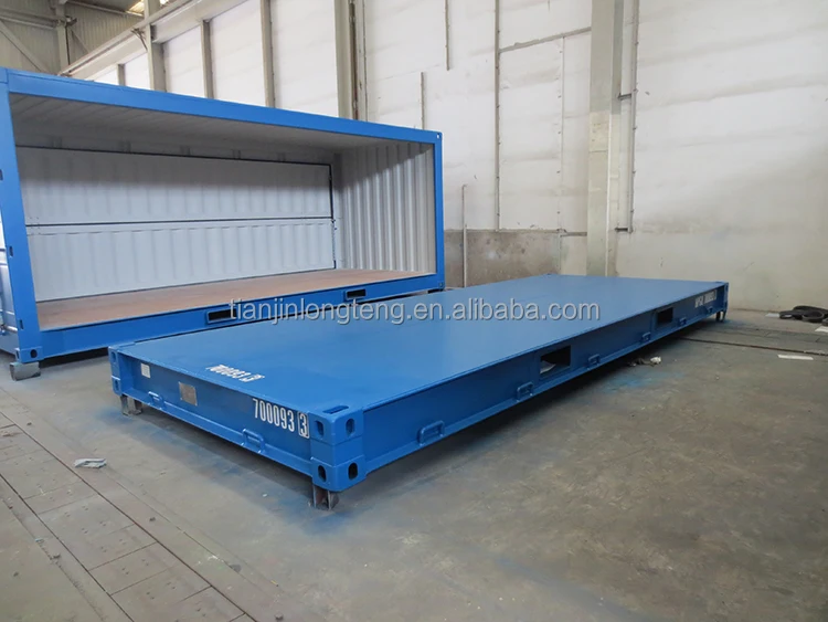 Heavy Duty Steel Bolsters 12 Meter 40ft Platform Container - Buy 40ft ...